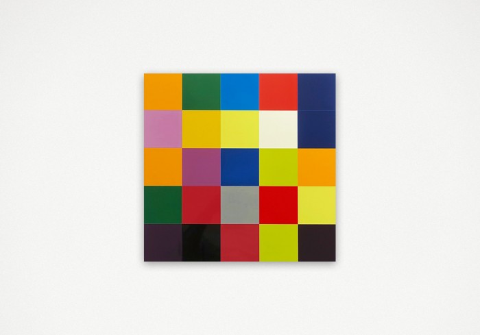 Gerhard Richter | 25 Farben (902-20) | 2007 | Lack auf Alu-Dibond | 48,7 × 48,7 cm | rückseitig signiert, datiert und nummeriert