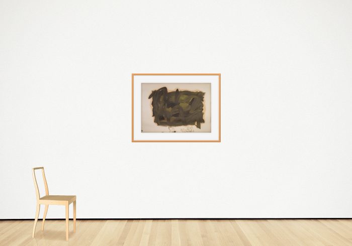Gerhard Richter | Skizze zu Parkstück (320-6) | 1971 | Öl auf Papier | 61 × 86 cm | signiert und datiert
